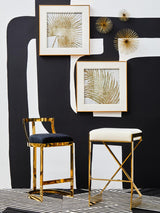 Luxe Velvet Bar Stool