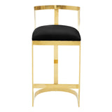 Luxe Velvet Bar Stool