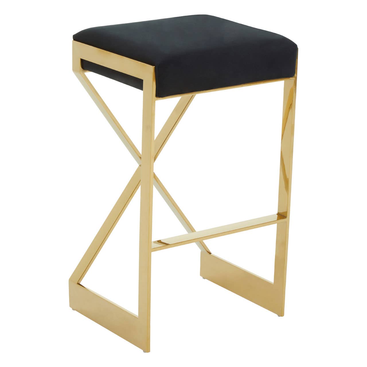 Luxe Velvet Barstool