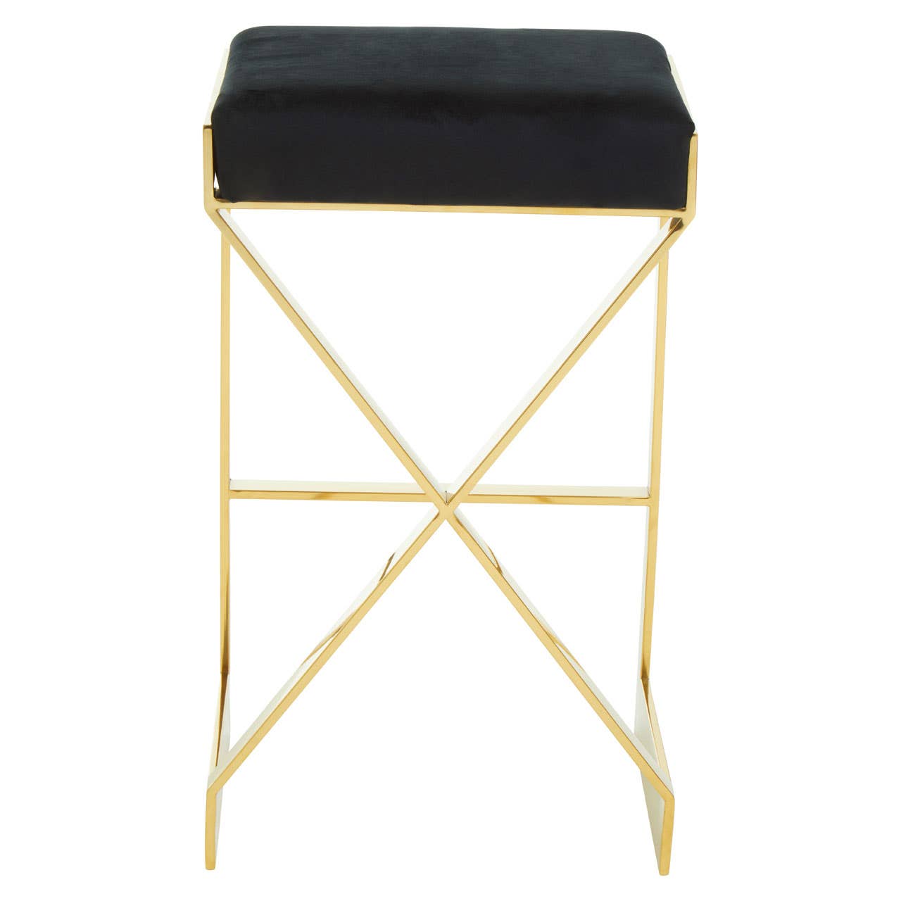 Luxe Velvet Barstool