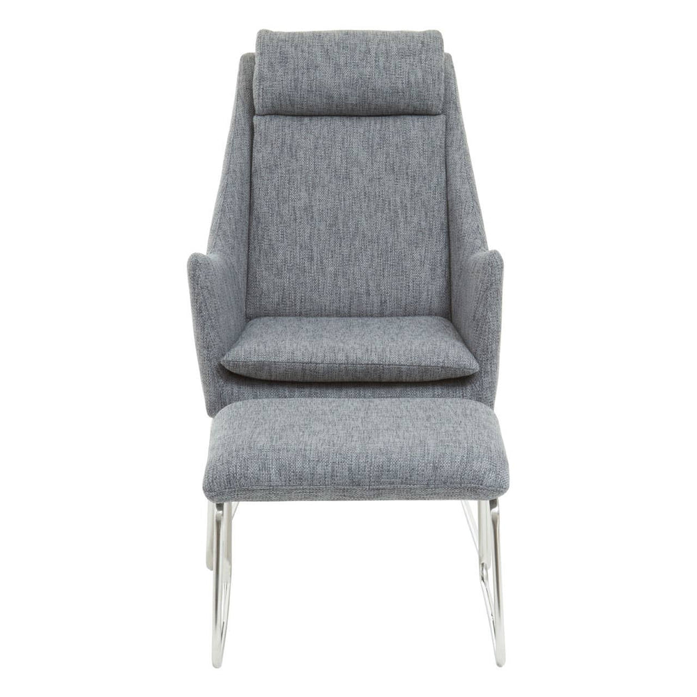 Modern Grey Lounge Chair Set