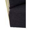 Luxe Black Metal Chair