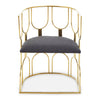 Luxe Black Gold Dining Chair