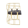 Luxe Black Gold Dining Chair