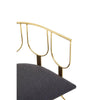 Luxe Black Gold Dining Chair