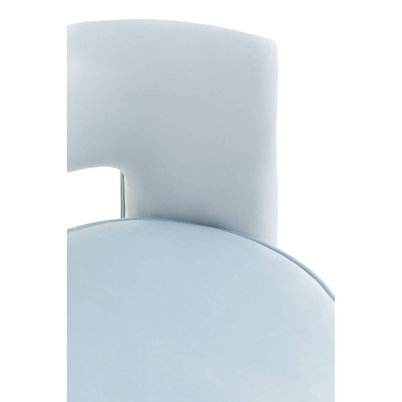 Luxe Blue Velvet Swivel Chair