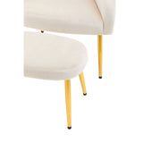 Beige Velvet Lounge Set