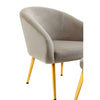 Luxe Mink Velvet Chair Set
