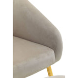 Luxe Mink Velvet Chair Set