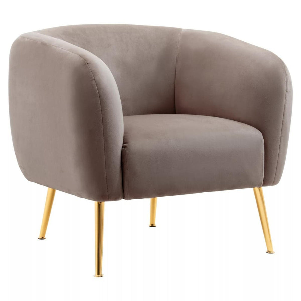 Luxe Velvet Gold Leg Chair