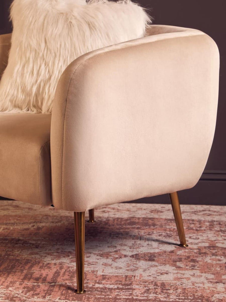 Luxe Velvet Gold Leg Chair