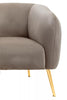 Luxe Velvet Gold Leg Chair