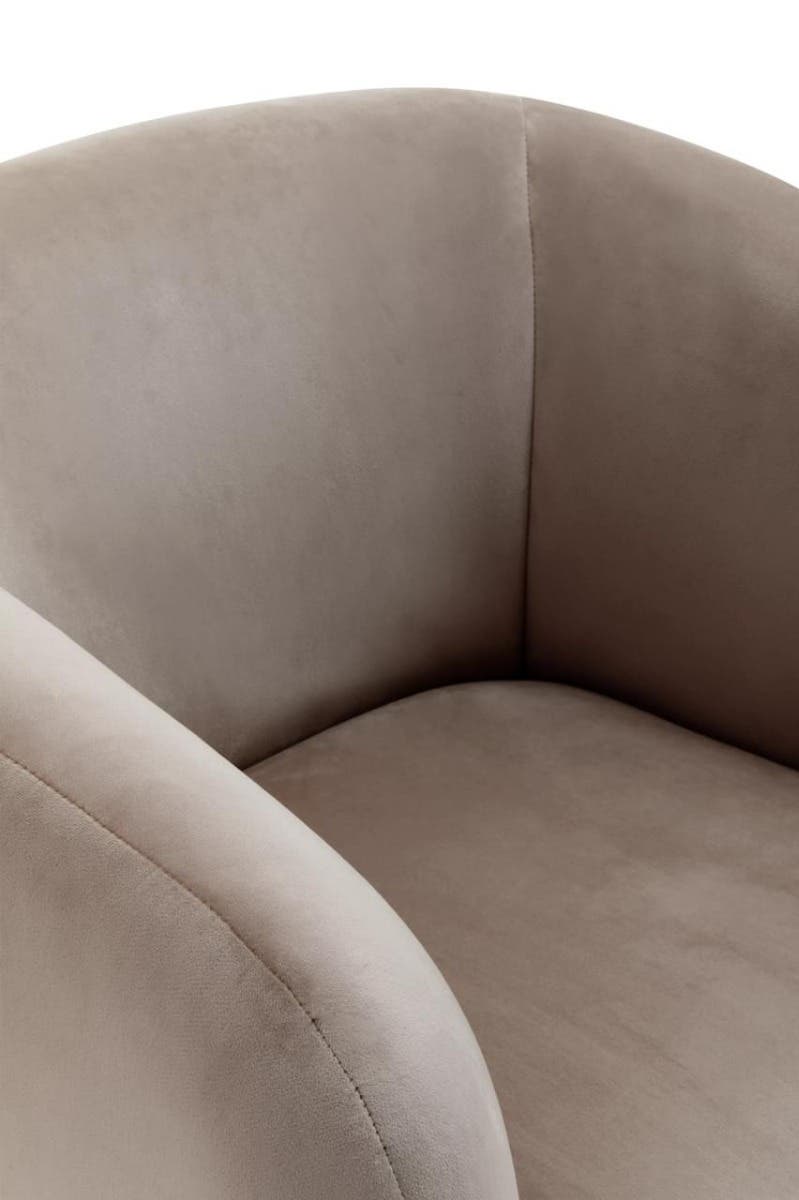 Luxe Velvet Gold Leg Chair