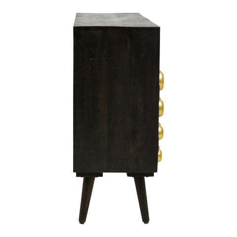 Golden Era Mid-Century Luxe Three-Door Sideboard