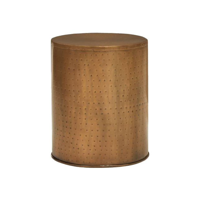 Retro Brass Effect Side Table