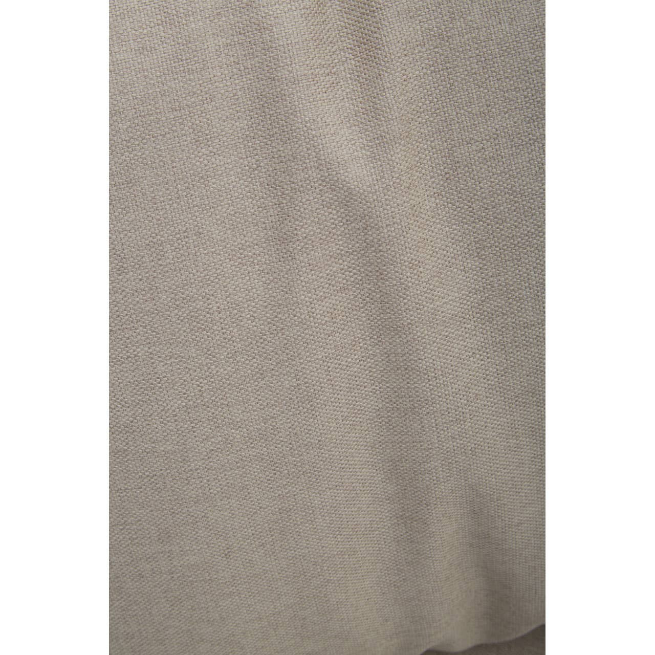 A close-up view of a textured fabric in a neutral beige color, showcasing soft, woven rope details that create a cozy and inviting appearance. The fabric appears durable and is likely designed for outdoor or indoor use, with subtle variations in tone adding depth to the overall look