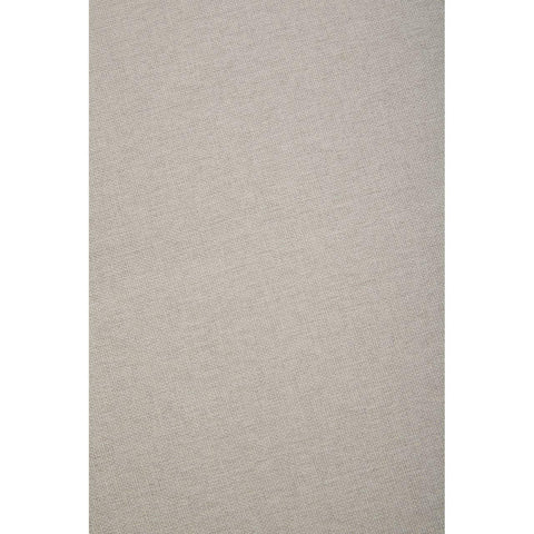 Beige sofa fabric closeup showing linen texture and weave pattern for upholstery