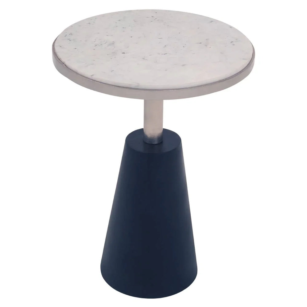 Marble Chic Round Side Table