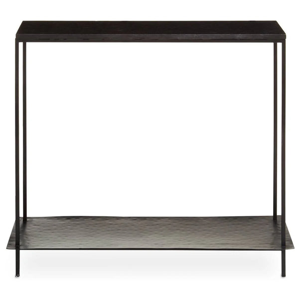Elegant Black Marble Console Table