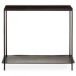 Elegant Black Marble Console Table