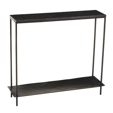 Elegant Black Marble Console Table