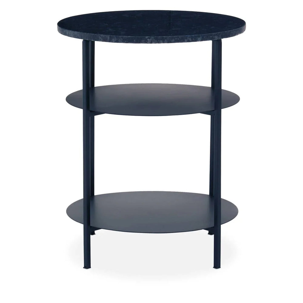 Marble Iron Side Table Trio