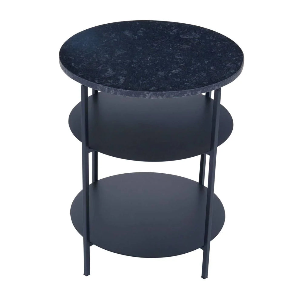 Marble Iron Side Table Trio