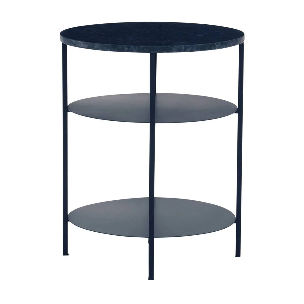 Marble Iron Side Table Trio