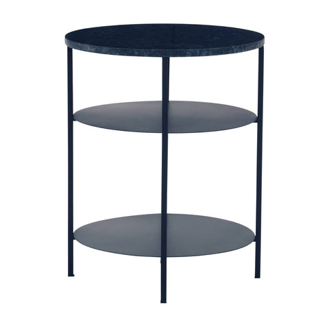 Marble Iron Side Table Trio