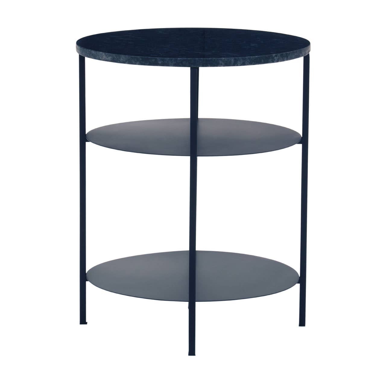 Marble Iron Side Table Trio