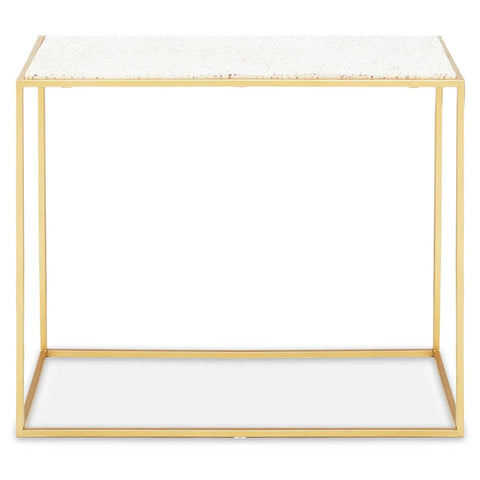Golden Marble Console Table