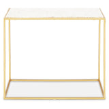 Golden Marble Console Table