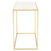 Golden Marble Console Table