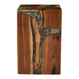 Resin-Infused Teak Wood Table
