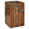Resin-Infused Teak Wood Table