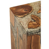 Resin-Infused Teak Wood Table