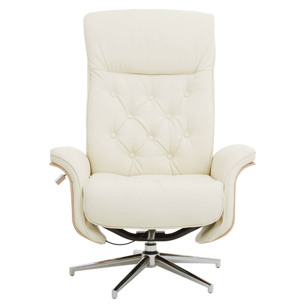 Modern Ivory Recliner Set