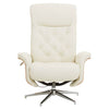 Modern Ivory Recliner Set