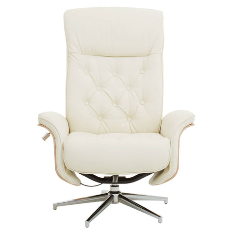 Modern Ivory Recliner Set