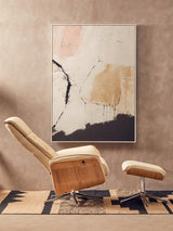 Modern Ivory Recliner Set