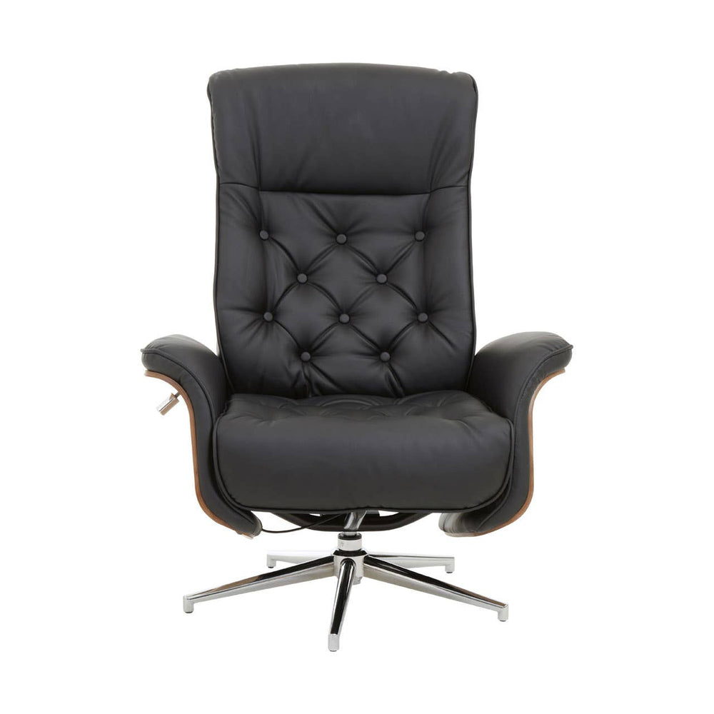 Modern Black Recliner Set