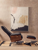 Modern Black Recliner Set