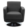 Modern Grey Leather Office Chair