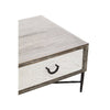 Rustic Elm Wood Coffee Table