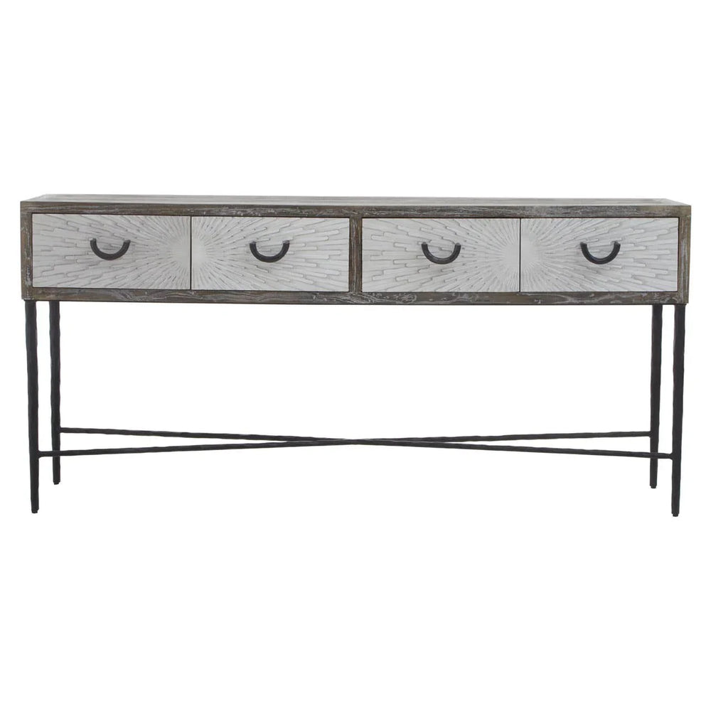 Rustic Elegance Elmwood Console Table