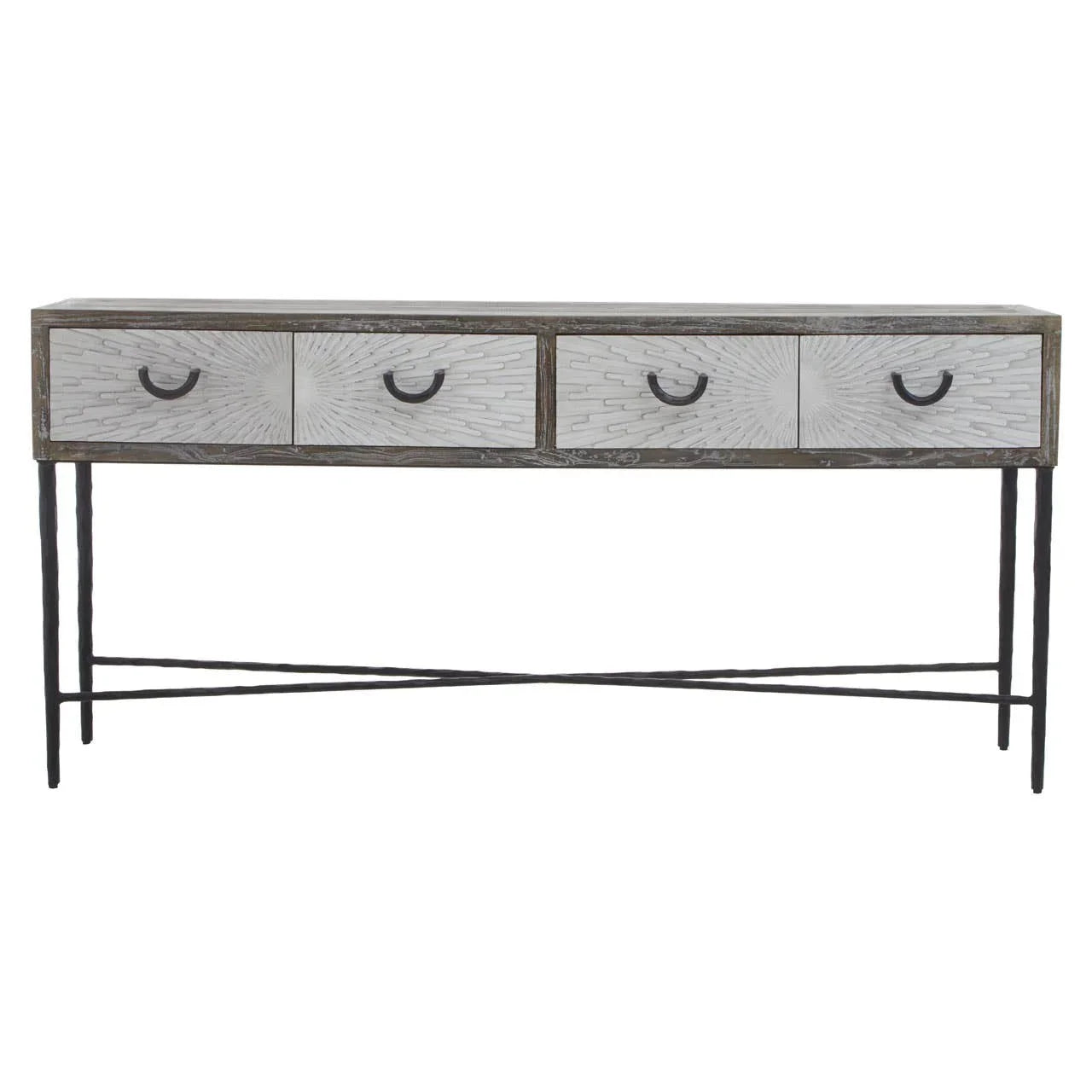 Rustic Elegance Elmwood Console Table