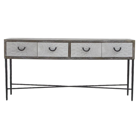 Rustic Elegance Elmwood Console Table