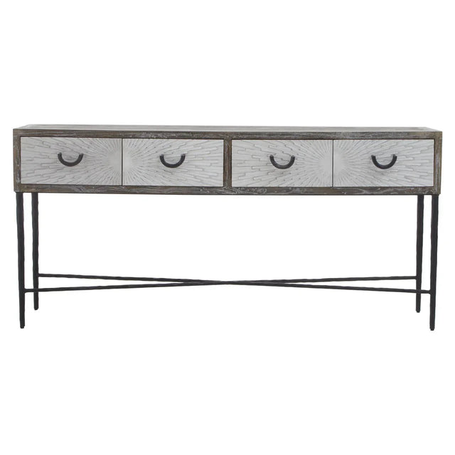 Rustic Elegance Elmwood Console Table