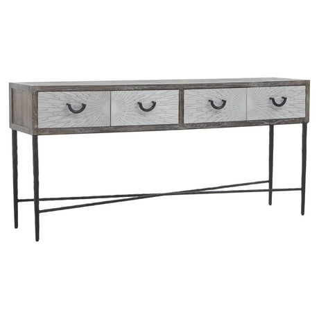 Rustic Elegance Elmwood Console Table
