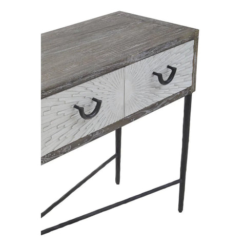 Rustic Elegance Elmwood Console Table